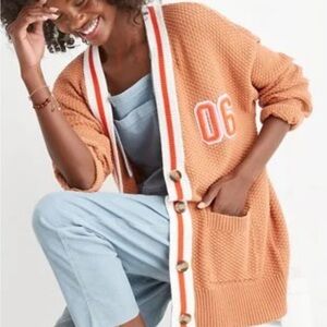 Aerie oversized varsity cardigan L NWOT
